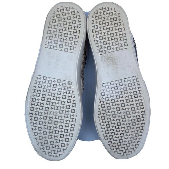 Steve Madden Gills Womens 8M Snake Print Platform Slip on Sneakers Leather Shoes - Picture 15 of 16